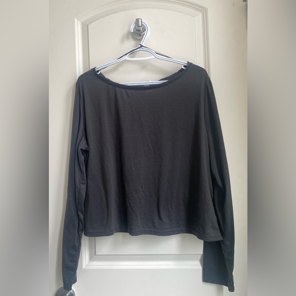 FREE W PURCHASE!! H&M Dark Grey Long Sleeve Top XXL